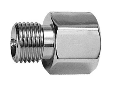 DISS 1240 O2 BODY ADAPTER to 1/8" F Medical Gas Fitting, DISS, 1240, O2, Oxygen, DISS 1240 to 1/8 female